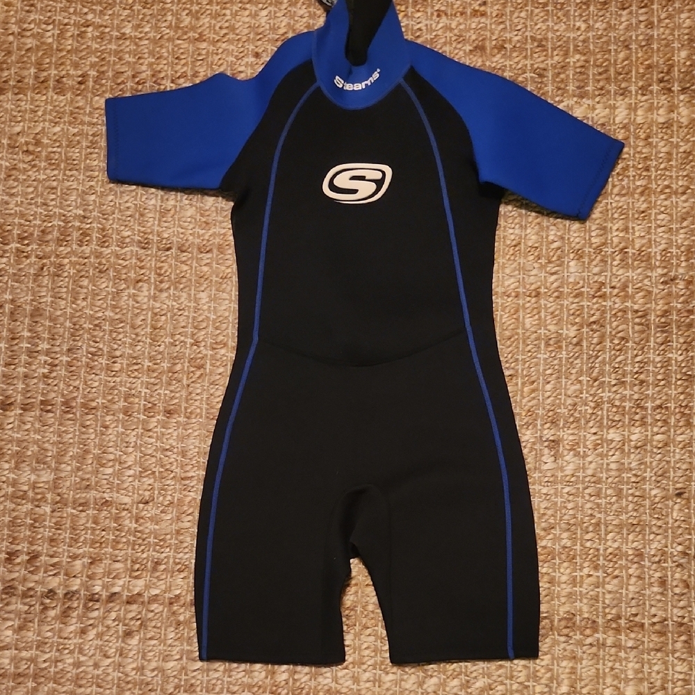 Osprey Women's Black and Blue Swim Rashguard